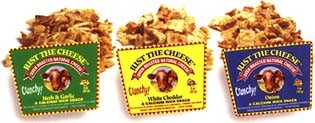 Just the Cheese Crunchy Baked Low Carb Snacks